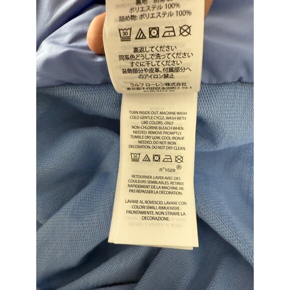 RLX Ralph Lauren Sz XXL Wool Blend Outdoor Full Zip Jacket Vest Blue Sleeveless - Picture 11 of 12